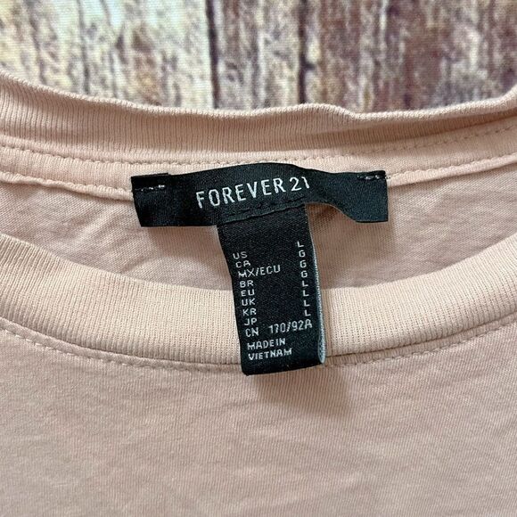 Forever 21 Peach Colored Short Sleeve Tee - Picture 3 of 3